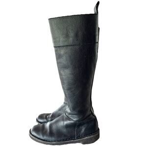 Clarks Original Women Size 6 US Black Tall Riding Boot Zip Up